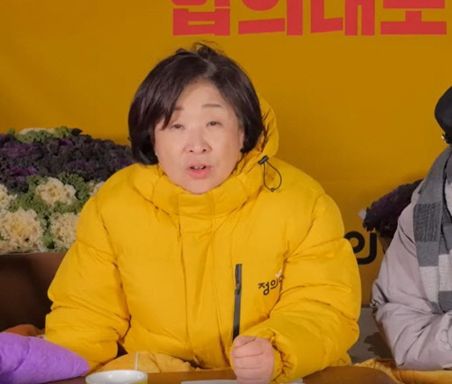 정의당 심상정 대표. 연합뉴스